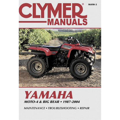 Clymer Manual for Yamaha YFM350 Moto-4 [MPN: M490-3]_122274