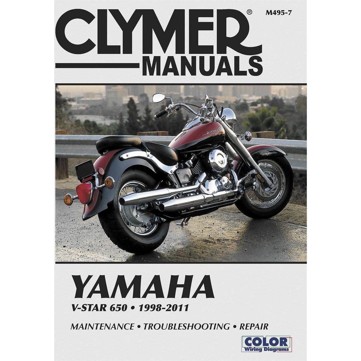 Clymer Manual for Yamaha XVS650 V-Star [MPN: M495-7]_122278