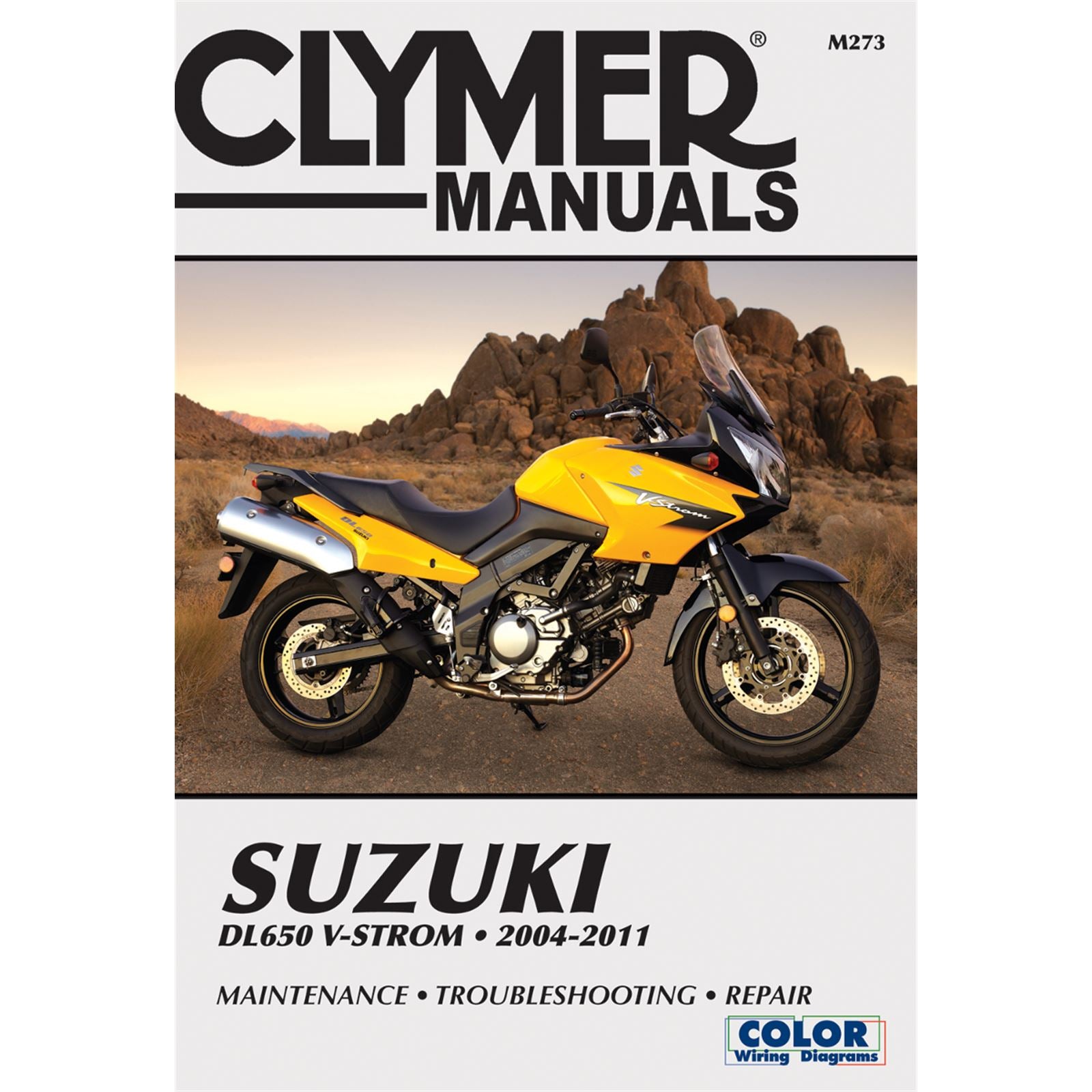 Clymer Manual For Suzuki DL650VS '04-'11 [MPN: M273]_359957