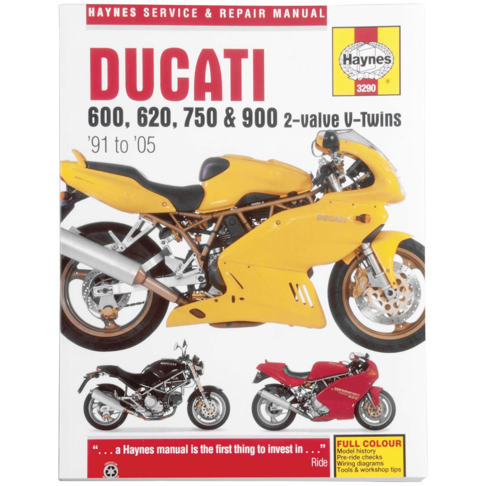 Haynes Manuals Service and Repair Manual for Ducati [MPN: M3290]_122359
