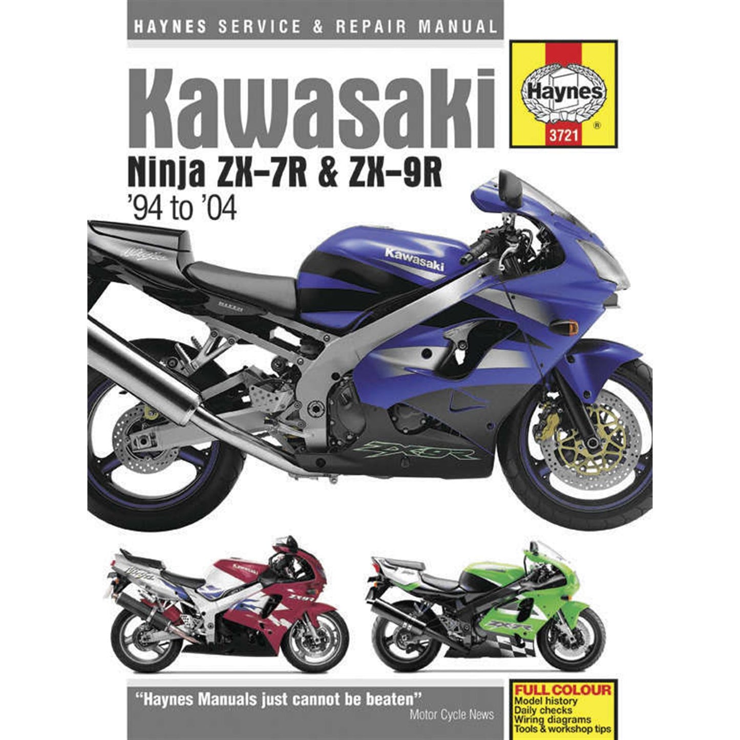 Haynes Manuals Service and Repair Manual for Kawasaki [MPN: M3721]_122366