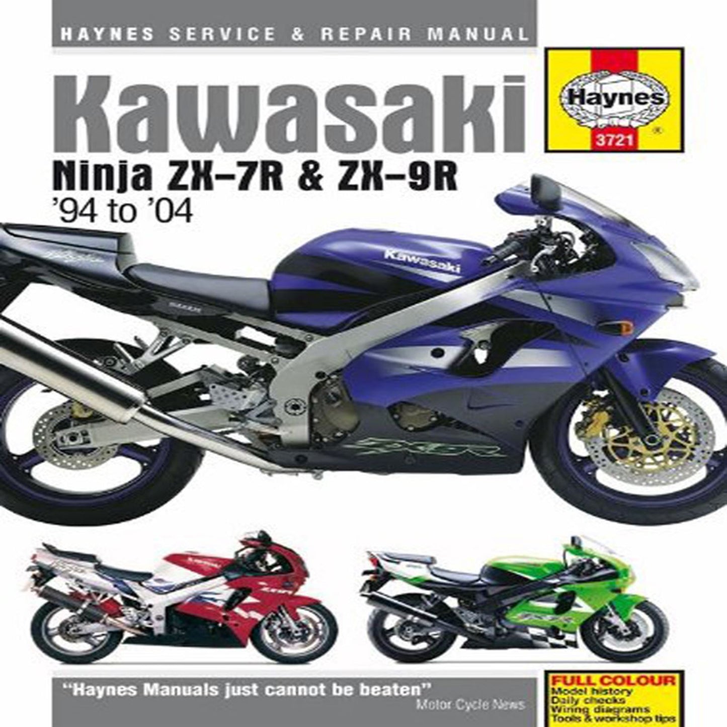 Haynes Manuals Service and Repair Manual for Kawasaki [MPN: M3721]_562788