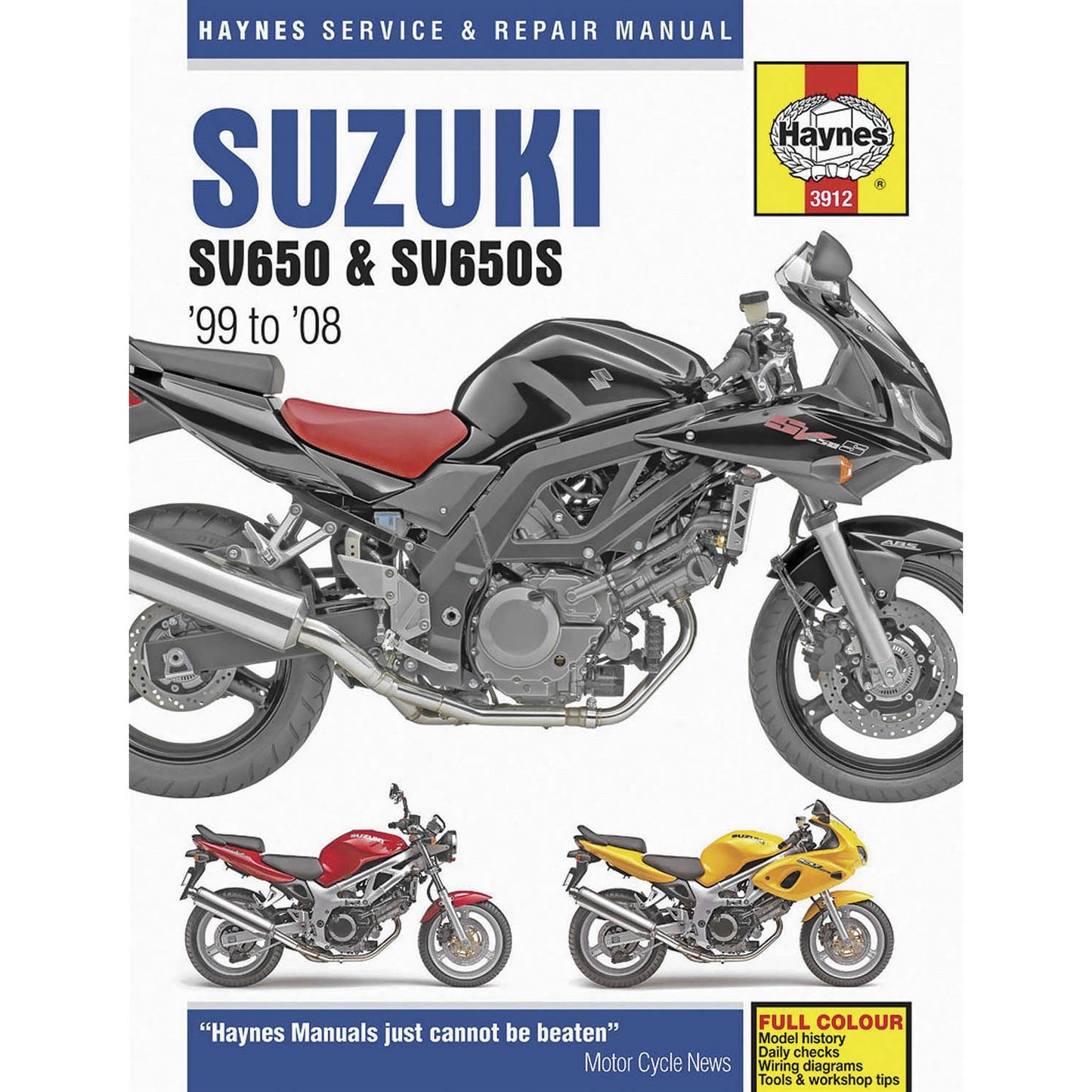 Haynes Manuals Service and Repair Manual for Suzuki [MPN: M3912]_122373
