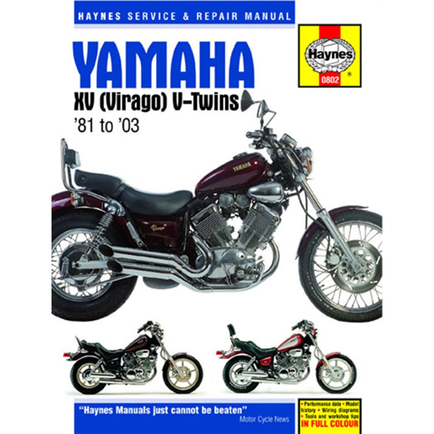 Haynes Manuals Service and Repair Manual for Yamaha [MPN: M802]_562817