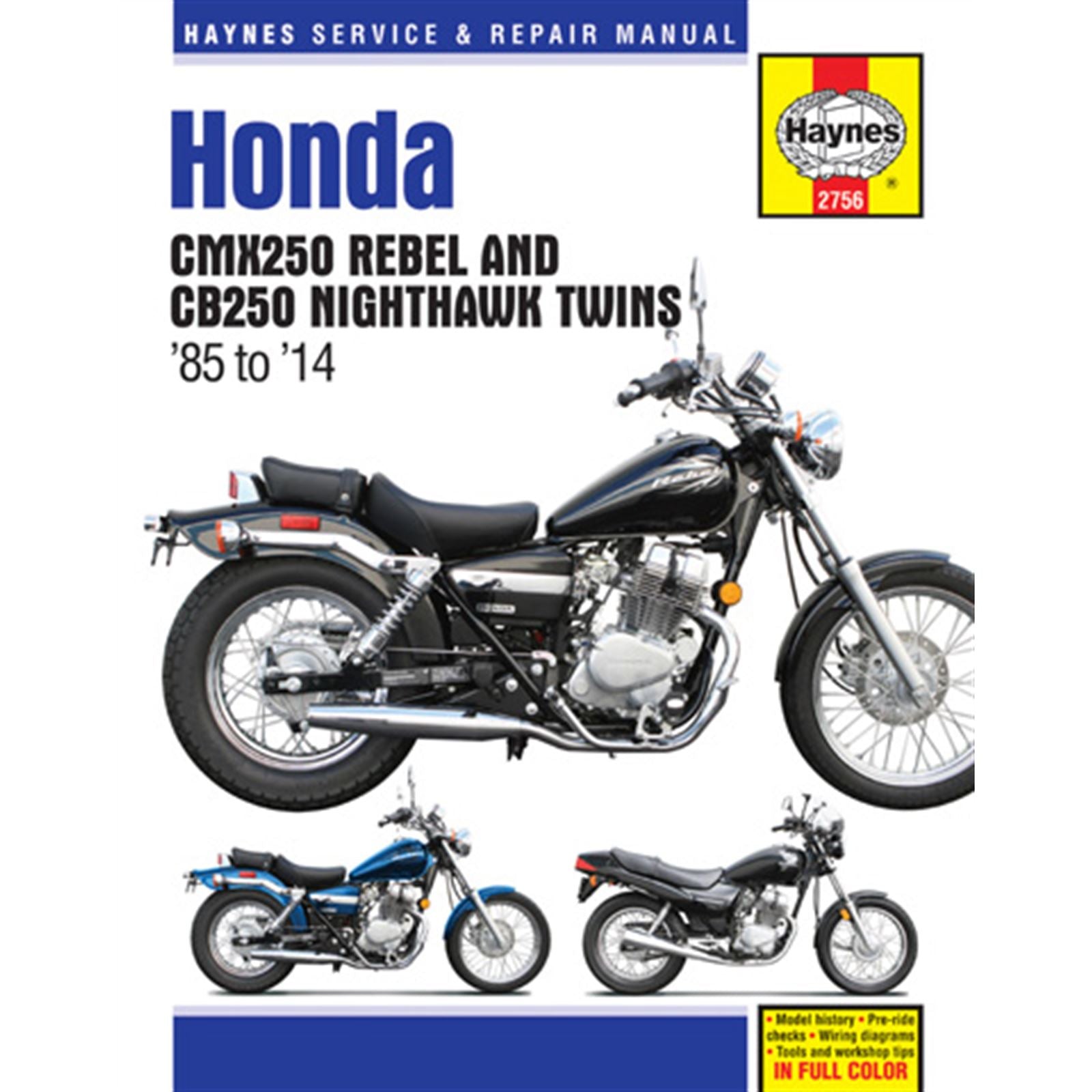 Haynes Manuals Manual for Honda Rebel/Nighthawk '85-'16 [MPN: M2756]_562827