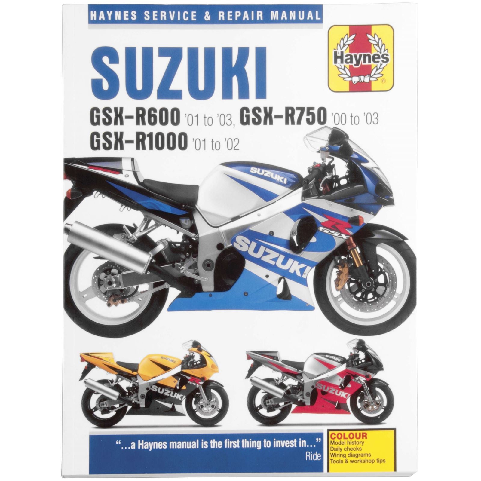 Haynes Manuals Service and Repair Manual for Suzuki [MPN: M3986]_122420