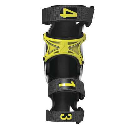 Mobius X8 Knee Braces - White/Yellow - Small [MPN: 1010102]_122517