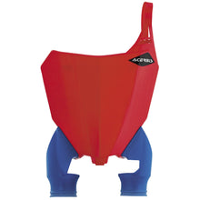 Acerbis Raptor Front Number Plate Red/Blue 2630771228_122872