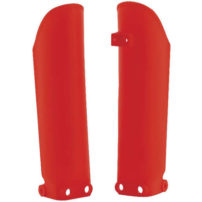 Acerbis Lower Fork Covers for Inverted Forks - Fluorescent Orange 2253024617_122904