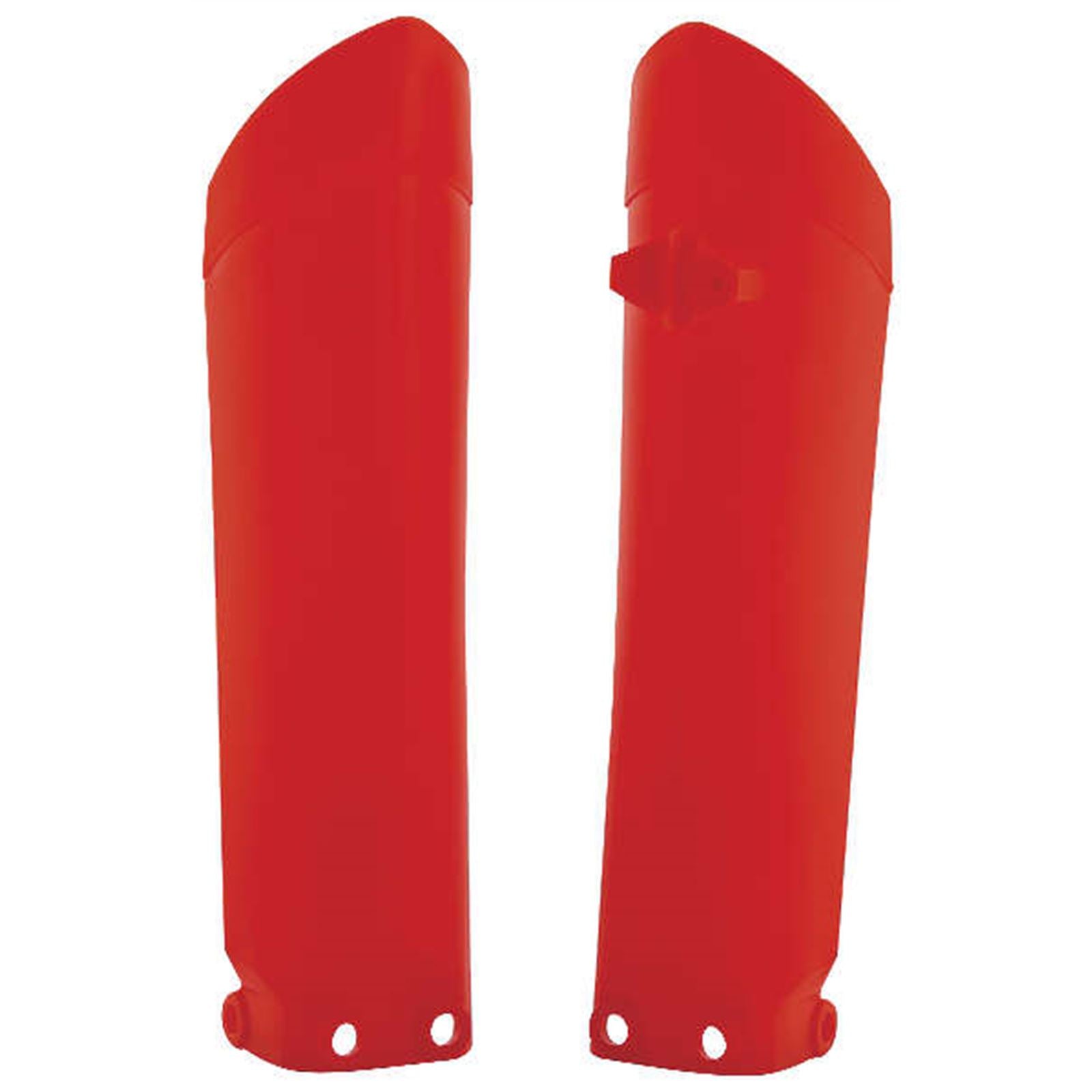 Acerbis Lower Fork Covers for Inverted Forks - Fluorescent Orange 2319634617_122905