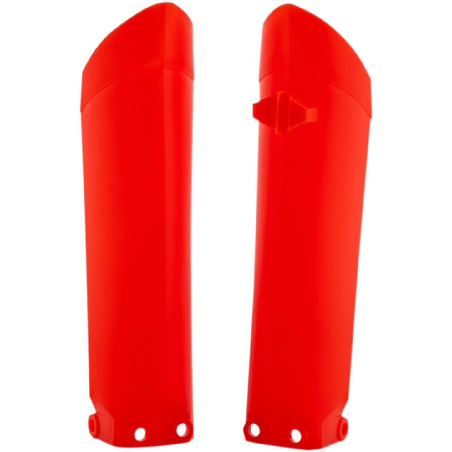 Acerbis Lower Fork Covers for Inverted Forks - Fluorescent Orange 2319634617_319332
