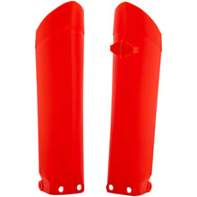 Acerbis Lower Fork Covers for Inverted Forks - Fluorescent Orange 2319634617_319332