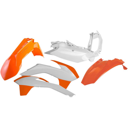 Acerbis Plastic Body Kit - Orange/White 2374134891_321480