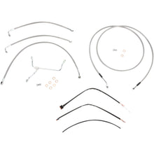 Burly Brand Complete SS Braided Cable/Brake Line Kit for 13" Ape Hanger Handlebars B30-1117_357385