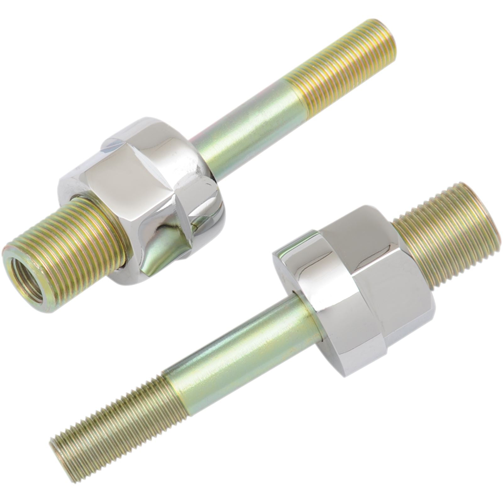 Burly Brand Adjustable Shock Lowering Kit - Chrome/Gold Anodized - Lowers 0-1.25" B28-257CH_357626