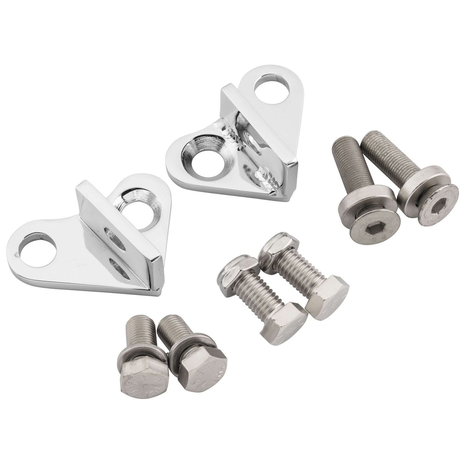 Burly Brand Rear Lowering Kit - Chrome - Lowers 1" - '85-'96 FLT B28-275CH_123292