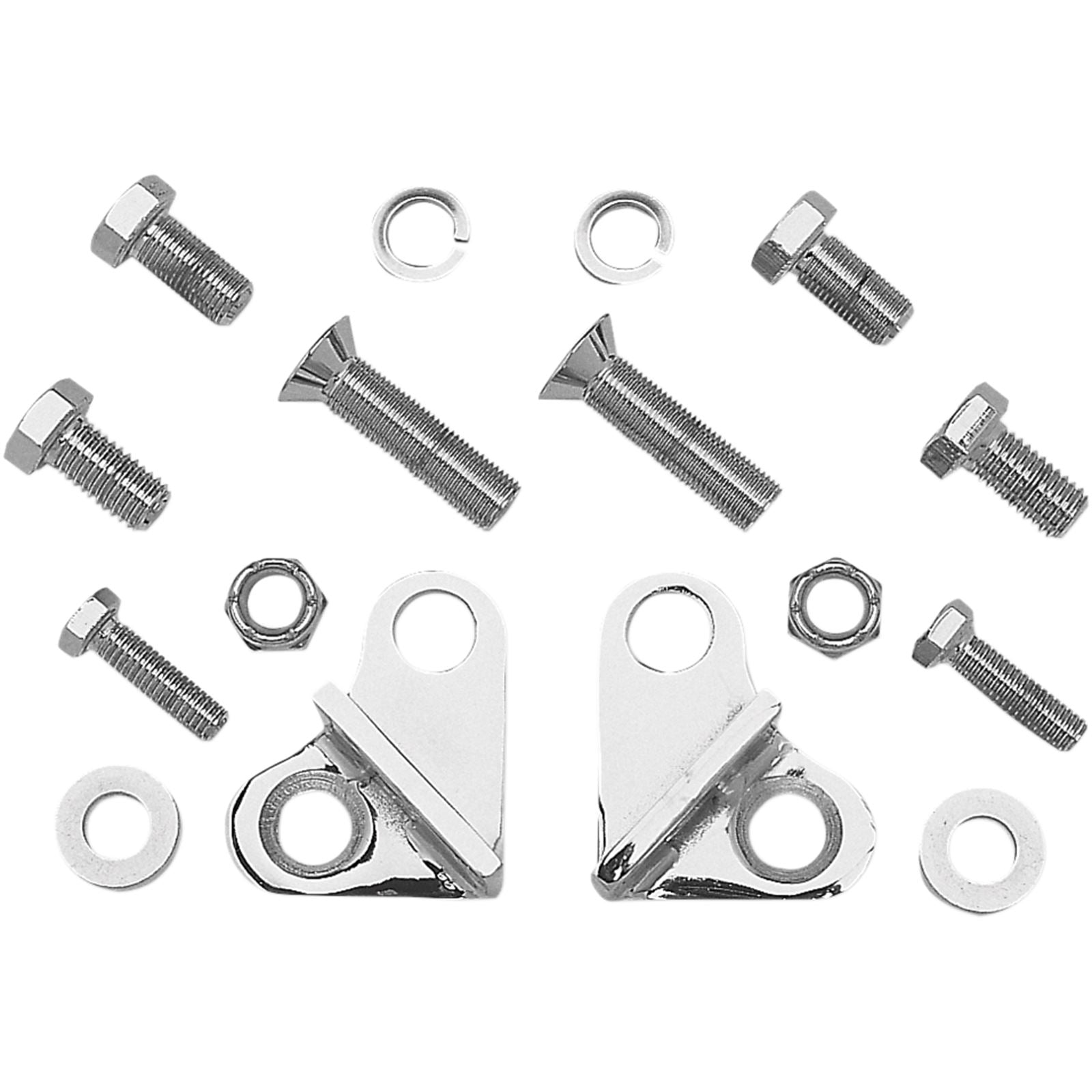 Burly Brand Rear Lowering Kit - Chrome - Lowers 1" - '85-'96 FLT B28-275CH_357620
