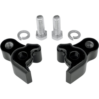 Burly Brand Rear Lowering Kit - Black - Lowers 1" - '09-'16 FL B28-42008_357510
