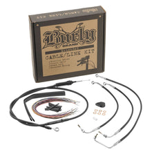 Burly Brand Complete Black Vinyl Cable/Brake Line Kit For 13" Ape Hanger Handlebars B30-1113_123311