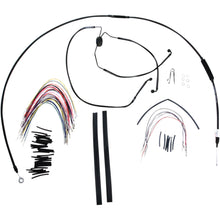 Burly Brand Complete Black Vinyl Handlebar Cable/Brake Line Kit For 15" B30-1101_357373