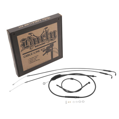 Burly Brand Handlebar Cable And Brake Line Kit For Clubman Handlebars B30-1097_123495