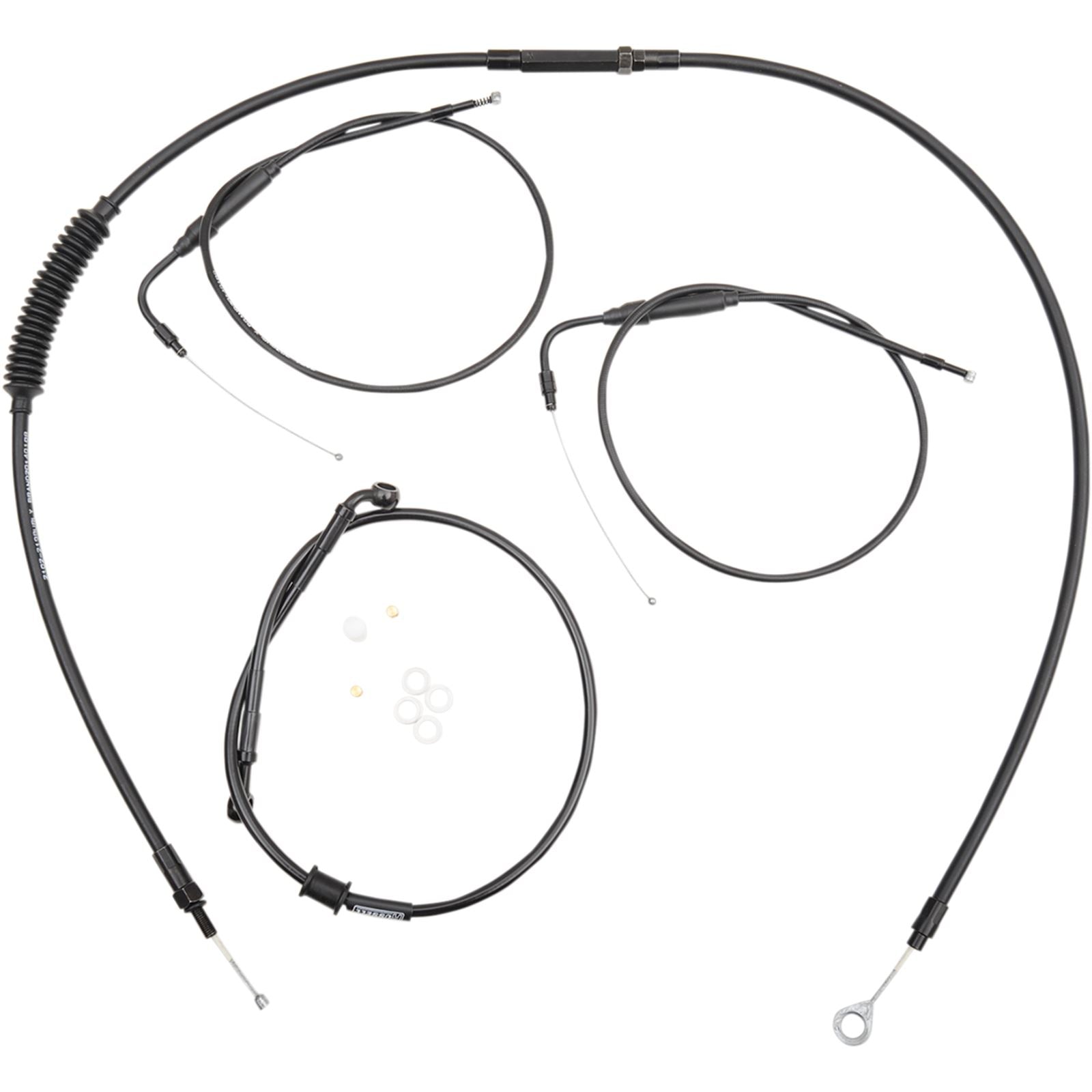 Burly Brand Handlebar Cable And Brake Line Kit For Clubman Handlebars B30-1099_357363