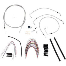 Burly Brand Complete Stainless Braided Handlebar Cable/Brake Line Kit For 14" B30-1091_357355