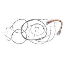 Burly Brand Complete Stainless Cable/Brake Line Kit for 14" Ape Hanger Handlebars B30-1076_123500