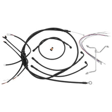 Burly Brand Complete Black Vinyl Cable/Brake Line Kit for 14" Ape Hanger Handlebars B30-1170_123520