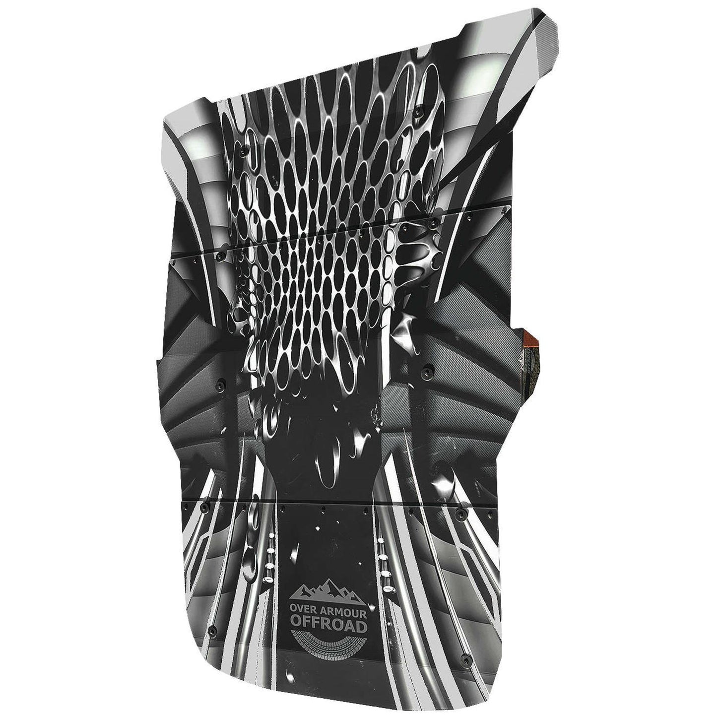 Over Armour Offroad POLYCARB Printed Roof Black Melt for Polaris RZR 4 / XP 4 14-18 [MPN: PO-RZR4PRINT-BM]_123806