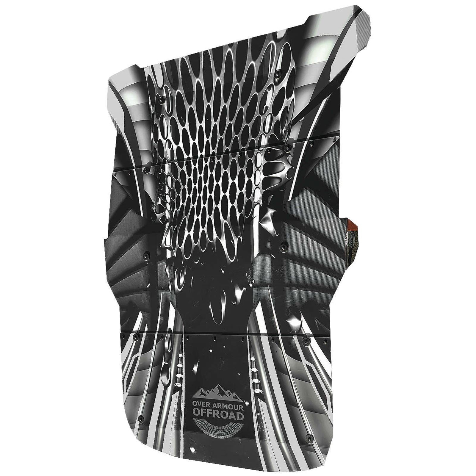 Over Armour Offroad POLYCARB Printed Roof Black Melt for RZR 4 / XP 4 14-18 OPEN BOX [MPN: PO-RZR4PRINT-BM]_1839987