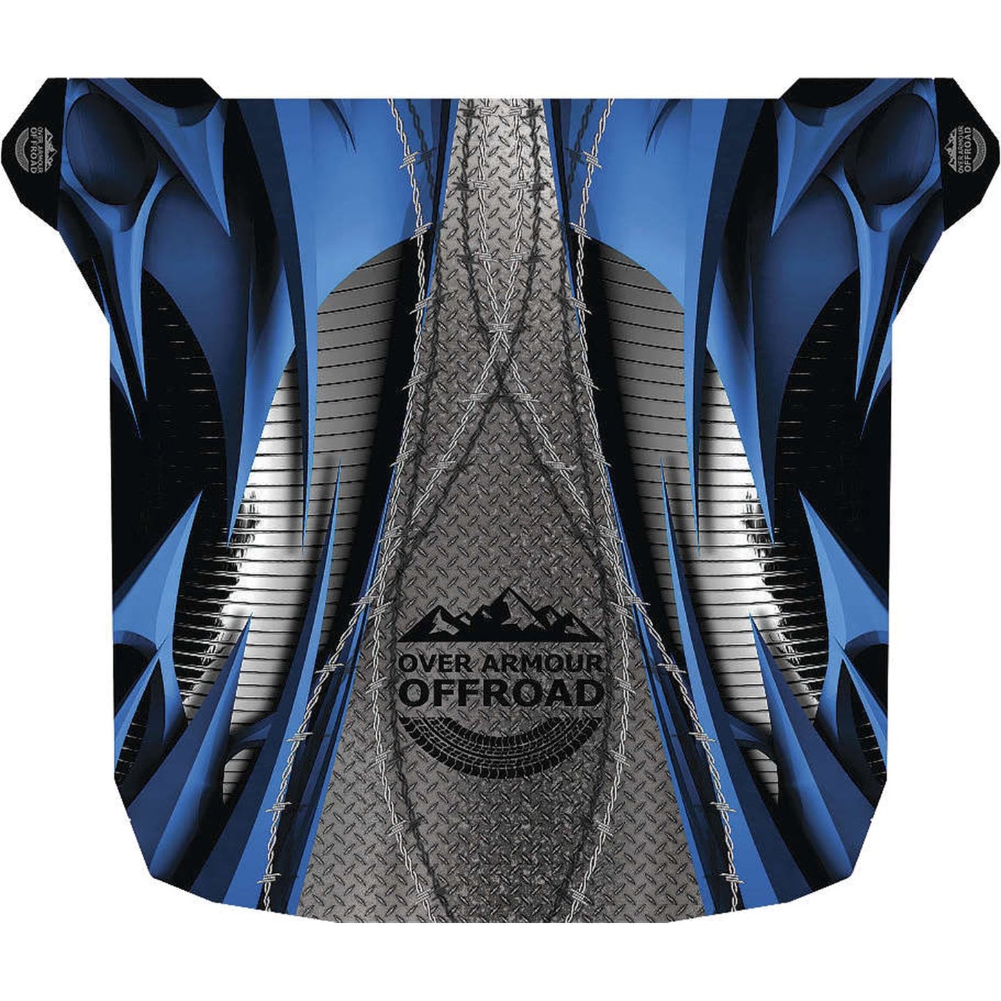 Over Armour Offroad Polycarb Printed Roof BLK Wire [MPN: PO-14RZRPRINT-BW]_123814