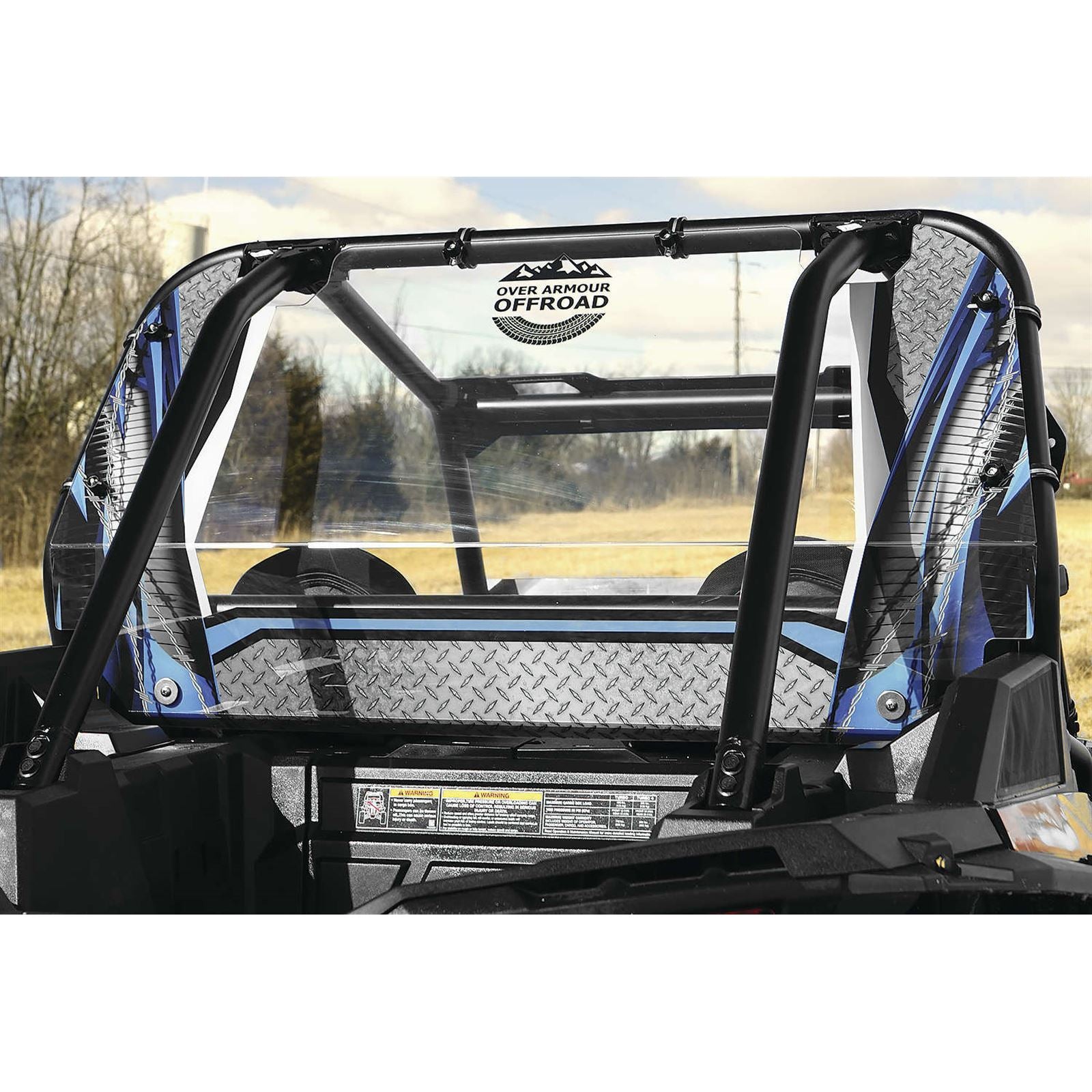 Over Armour Offroad Printed Rear Panel Blue [MPN: PO-XPRZR-BL]_123876