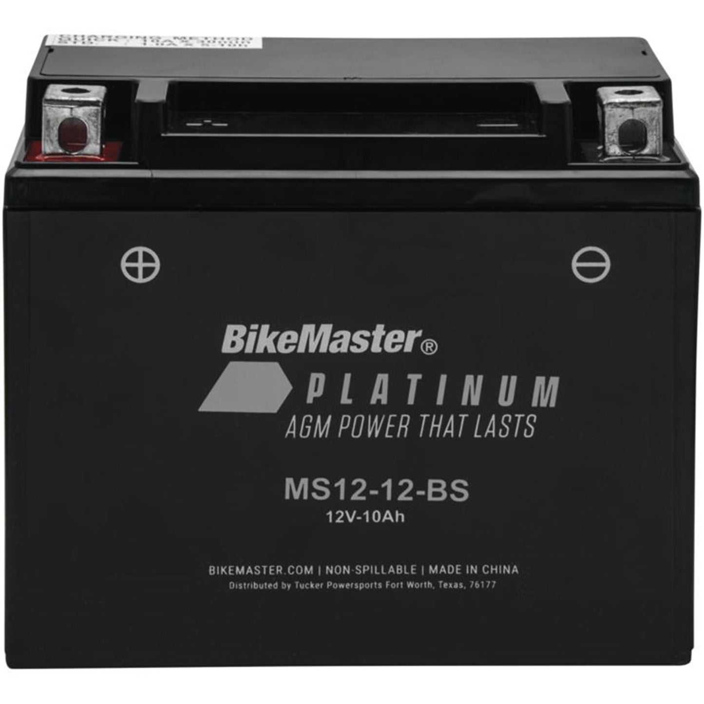BikeMaster AGM Battery MS12-12-BS MS12-12-BS_935463