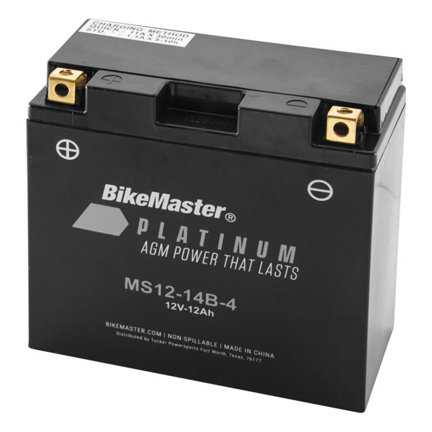 BikeMaster AGM Battery MS12-14B-4  MS12-14B-4_935477