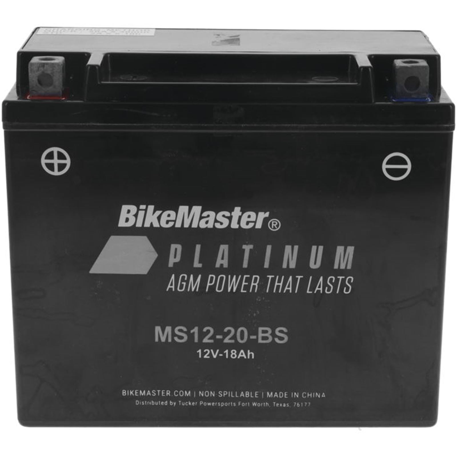 BikeMaster AGM Battery MS12-20-BS MS12-20-BS_935451