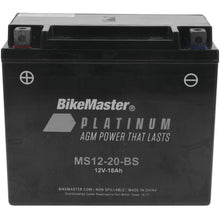 BikeMaster AGM Battery MS12-20-BS MS12-20-BS_935451