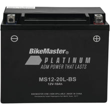 BikeMaster AGM Battery MS12-20L-BS MS12-20L-BS_935454