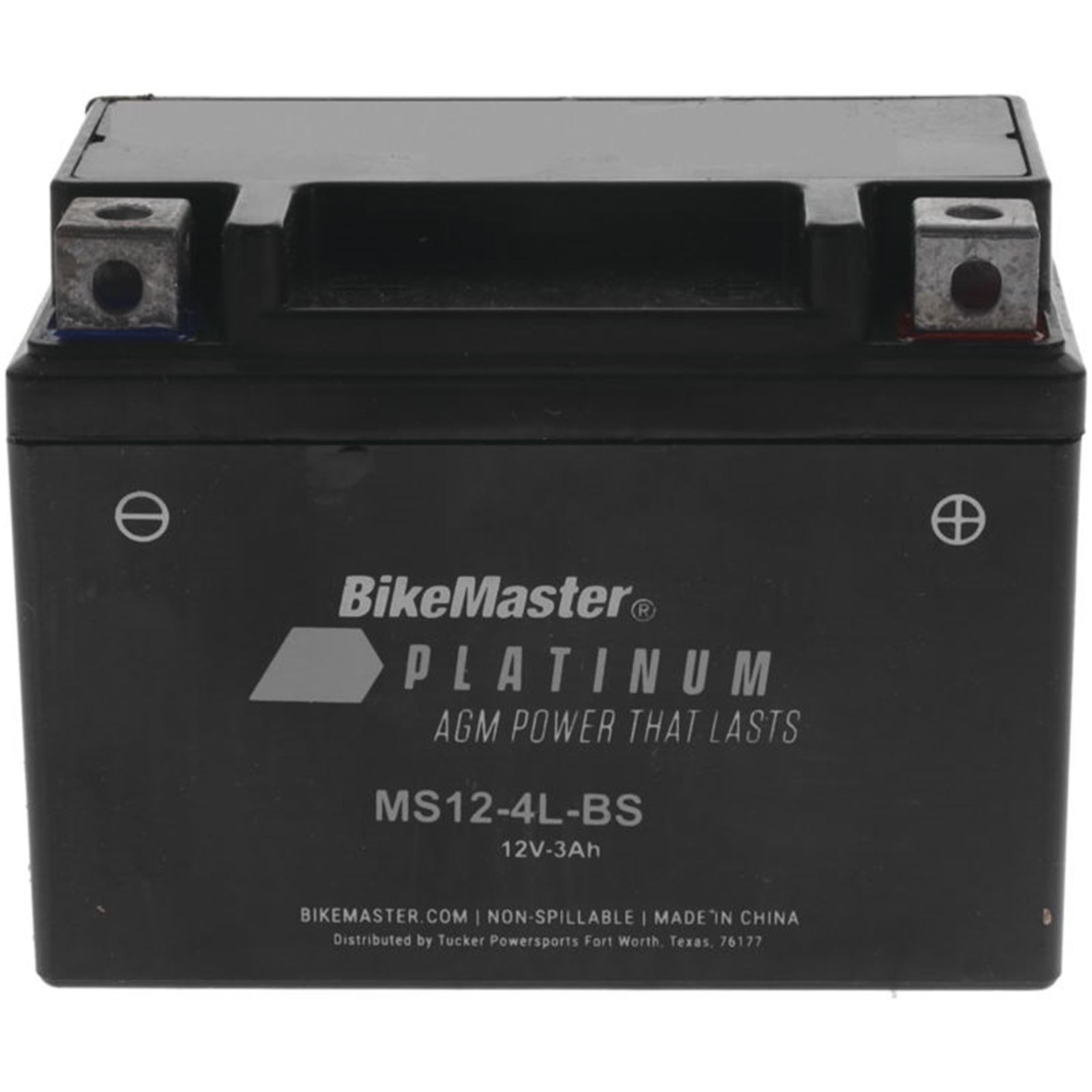 BikeMaster AGM Battery MS12-4L-BS MS12-4L-BS_935456