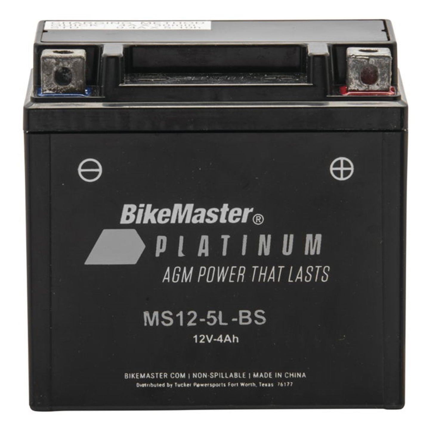 BikeMaster AGM Battery MS12-5L-BS MS12-5L-BS_935471