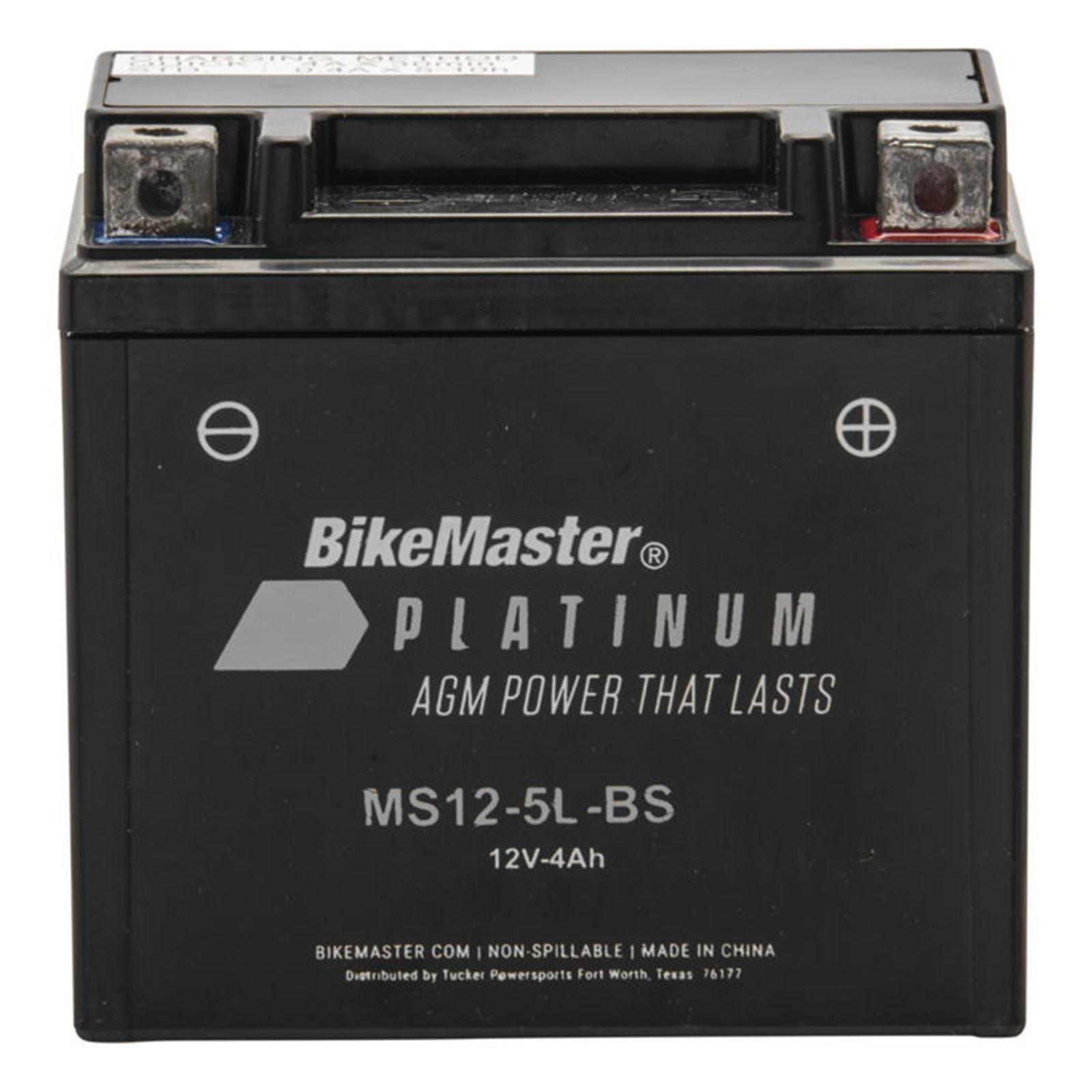 BikeMaster AGM Battery MS12-5L-BS MS12-5L-BS_935471
