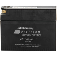 BikeMaster AGM Battery MS12-4B-BS MS12-4B-BS_935486