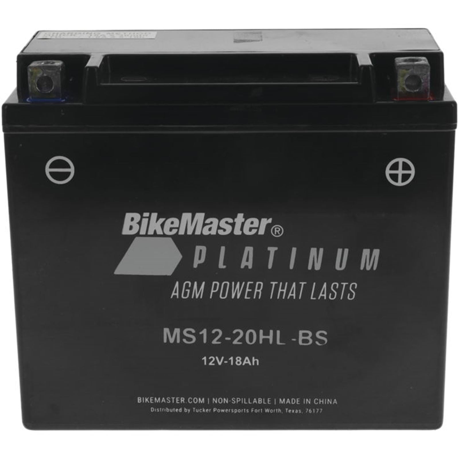 BikeMaster AGM Battery MS12-20HL-BS MS12-20HL-BS_935469