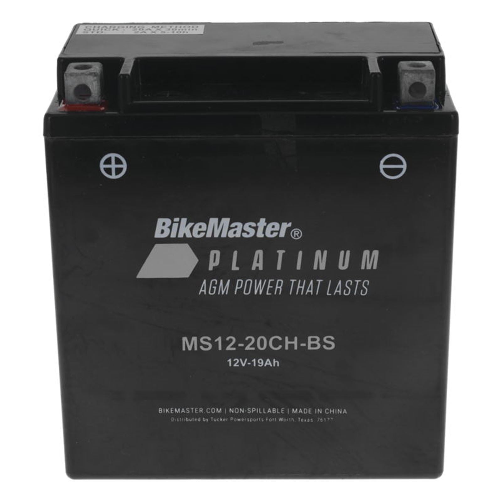 BikeMaster AGM Battery MS12-20CH-BS MS12-20CH-BS_935489