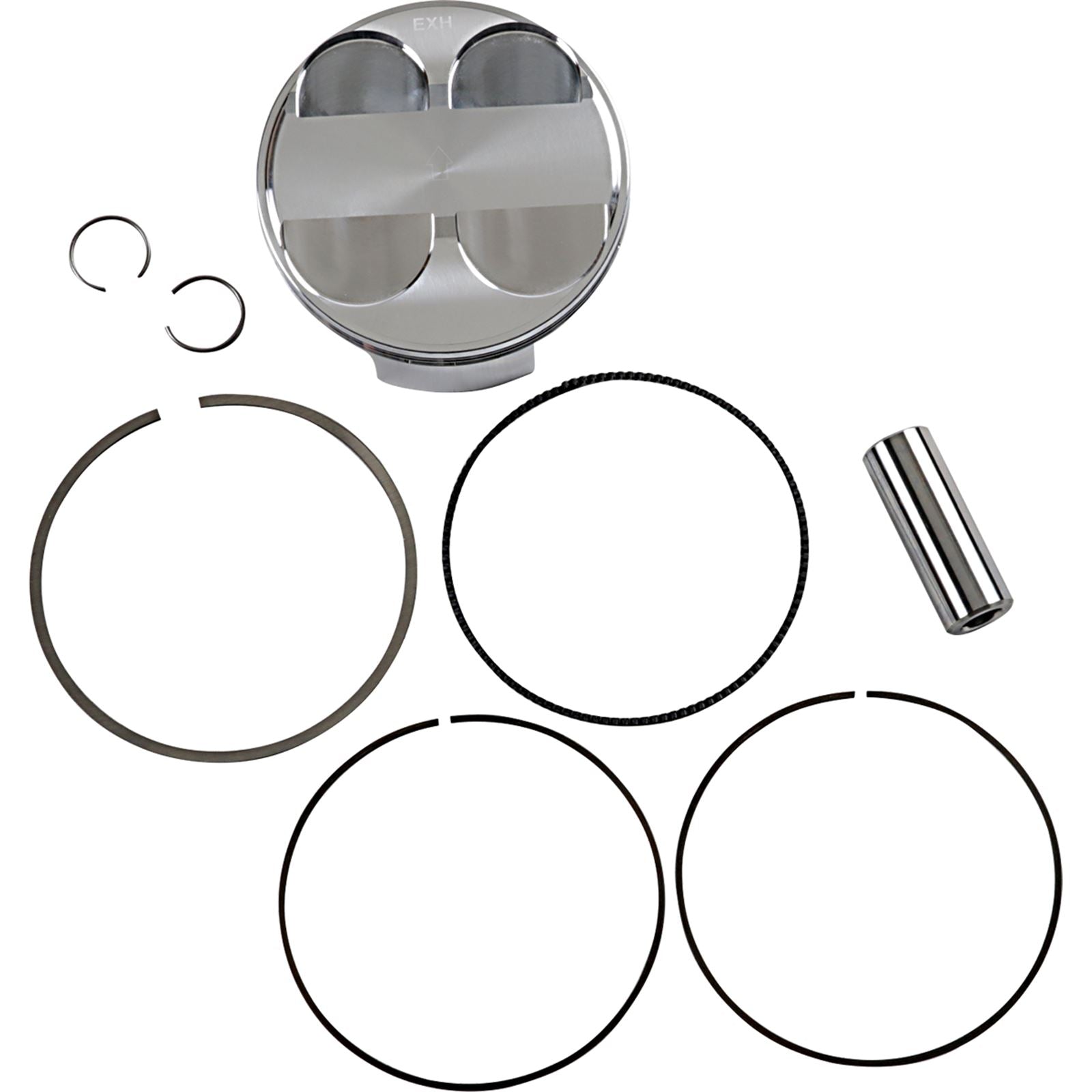 J.E. Pistons Piston Kit Std, 96 mm, 12.8:1 KX450F 284852_1041132