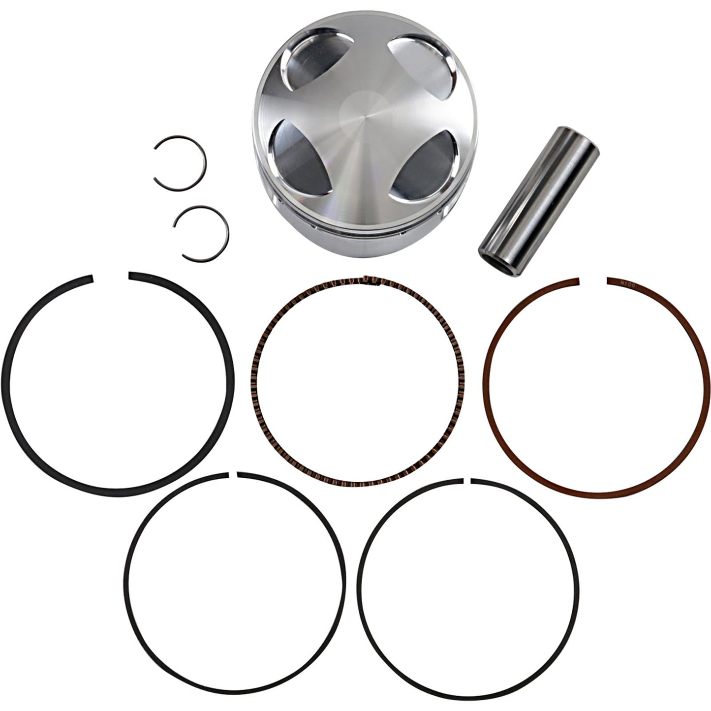 J.E. Pistons Piston Kit +1, 86 mm, 10.6:1 132699_1041136