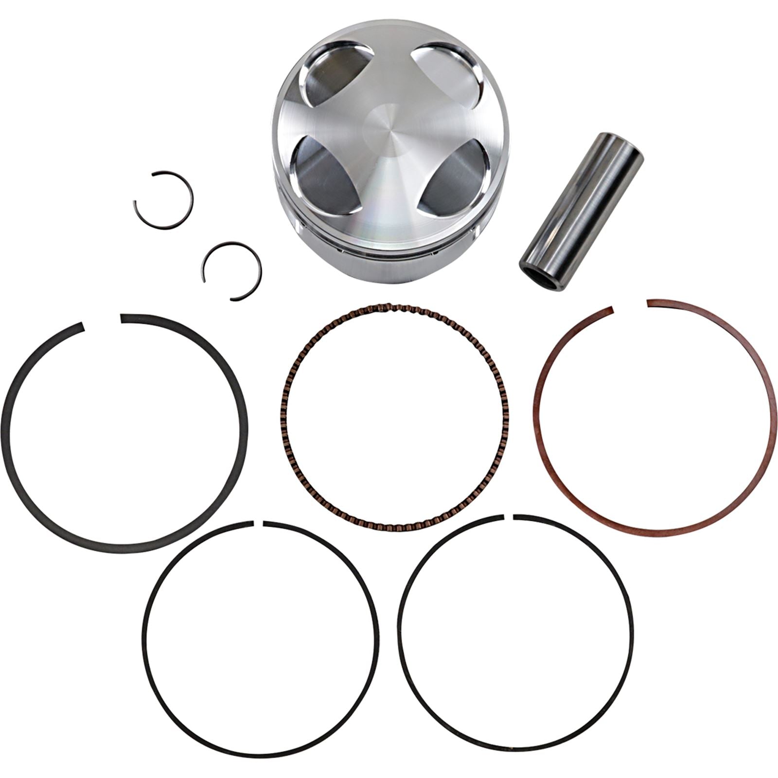 J.E. Pistons Piston Kit +2, 87 mm, 10.8:1 133889_1041137