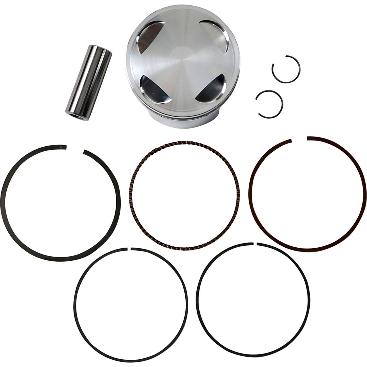 J.E. Pistons Piston Kit +4, 89 mm, 12:1 208552_1041140