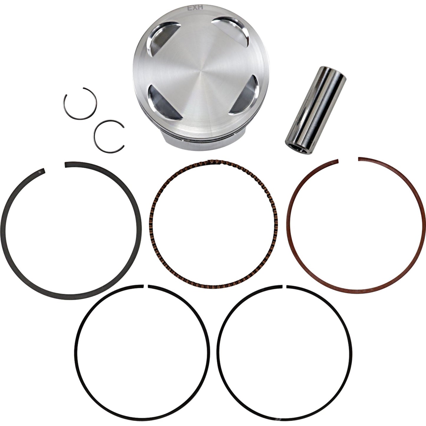 J.E. Pistons Piston Kit +4, 89 mm, 10.8:1 247612_1041141