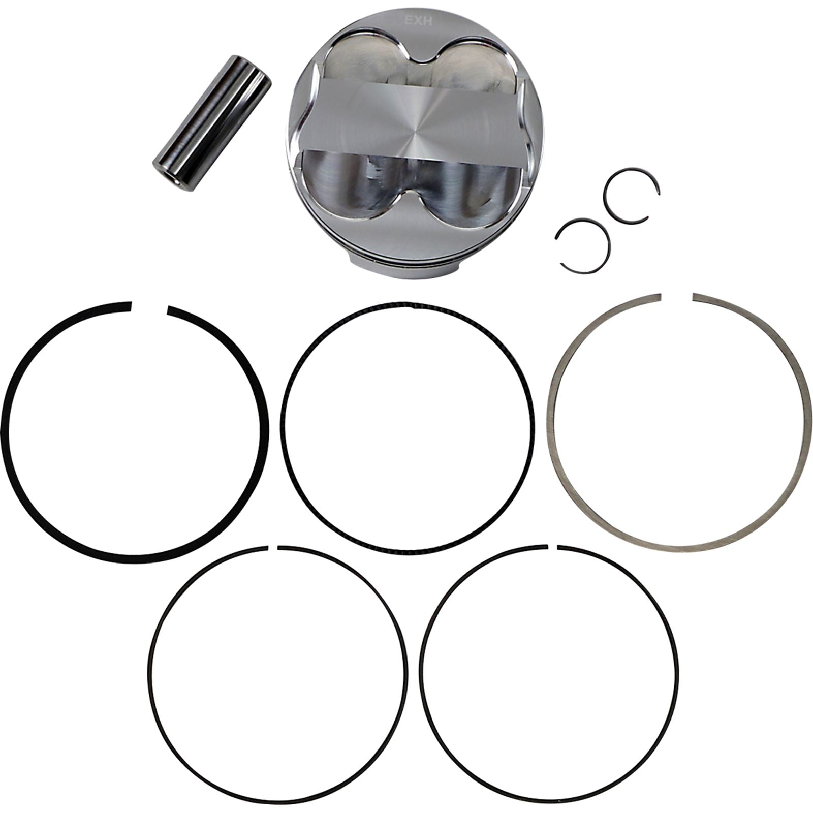 J.E. Pistons Piston Kit Std, 95.5 mm, 12.8:1 252743_1041203
